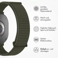 imoshion Nylonarmband für Samsung Galaxy Watch 8 (40/44mm) / Classic (46mm) - Army Green