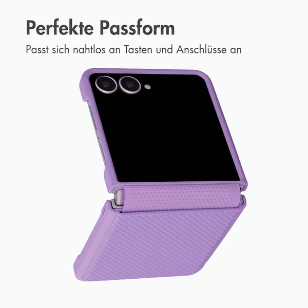 Accezz Grid Backcover Samsung Galaxy Z Flip 8 - Lila