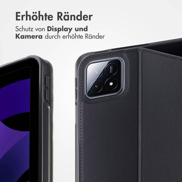 Accezz Classic Klapphülle Xiaomi Pad 6S Pro 12.4 - Schwarz