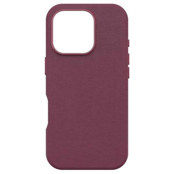 OtterBox Symmetry Cactus Leder Back Cover MagSafe Apple iPhone 16 Pro - Maroon Bells