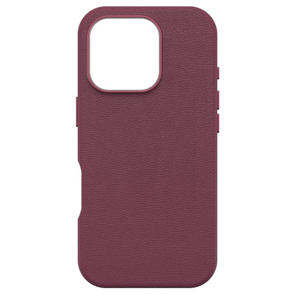 OtterBox Symmetry Cactus Leder Back Cover MagSafe für das iPhone 16 pro - Maroon Bells