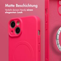imoshion Color Back Cover mit MagSafe Apple iPhone 14 - Neon Pink