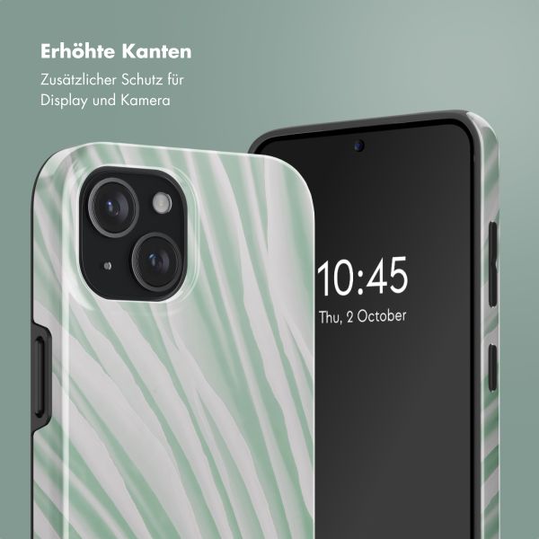 Selencia Vivid Rückabdeckung mit MagSafe Apple iPhone 15 - Nature Grayed Jade