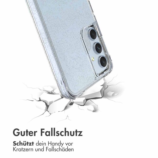 imoshion Glitzer Back Cover für das Samsung Galaxy A54 (5G) - Silber