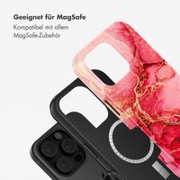 Selencia Vivid Tough Back Cover mit MagSafe für das iPhone 16 Pro Max - Rosy Marble