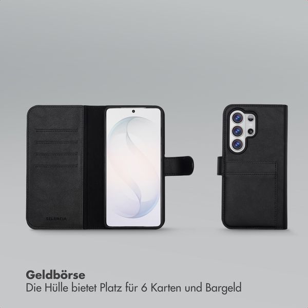 Selencia Olyn Abnehmbare Bookcase mit MagSafe Samsung Galaxy S26 Ultra - Schwarz