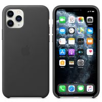 Apple Leder-Case Schwarz für das Apple iPhone 11 Pro
