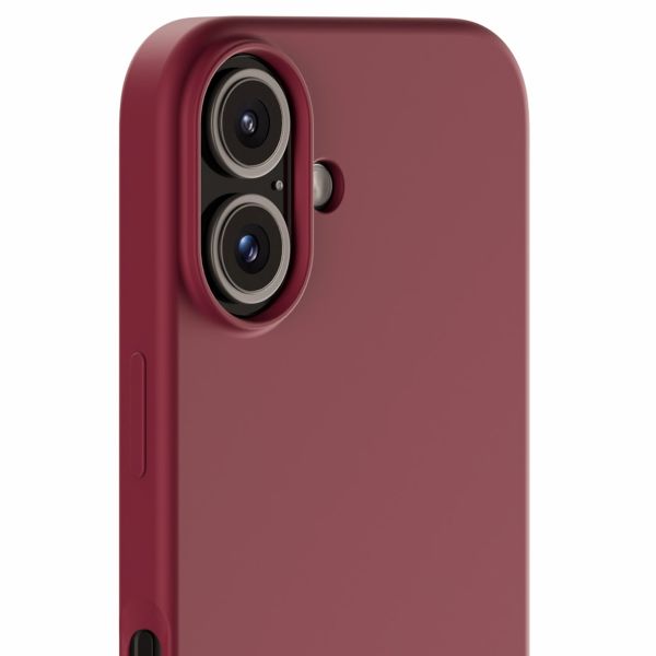 Holdit Silicone Case für das iPhone 16 - Red Velvet