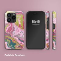 Selencia Vivid Rückabdeckung mit MagSafe Apple iPhone 15 Pro - Marble Pink