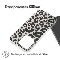 imoshion Design Hülle Apple iPhone 14 Pro - Leopard Transparent