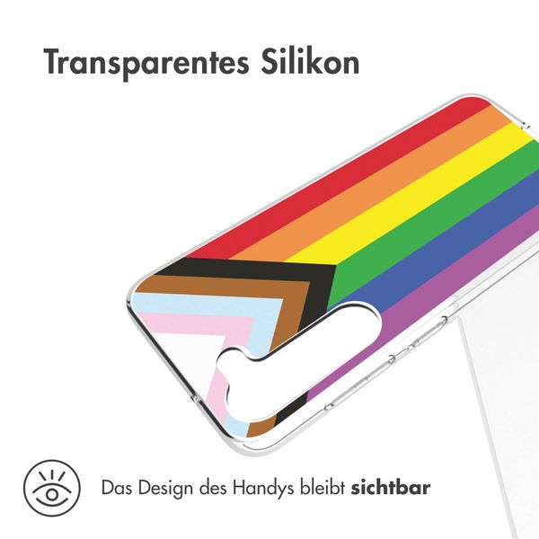 imoshion Design Hülle für das Samsung Galaxy S23 - Rainbow flag