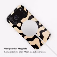 Selencia Vivid Rückabdeckung mit MagSafe Apple iPhone 17 Pro Max - Art Wave Black
