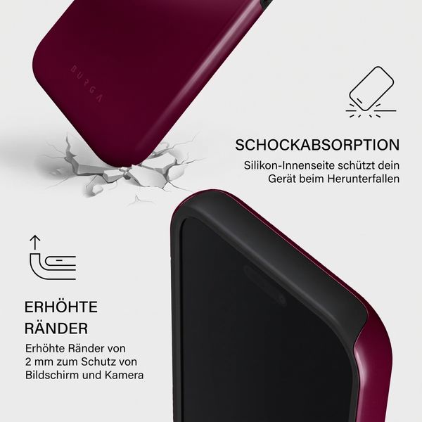 Burga Tough Back Cover MagSafe Apple iPhone 17 Pro - Dark Cherry