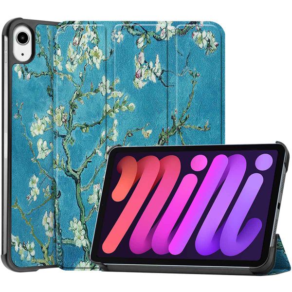 imoshion Design Trifold Klaphülle Apple iPad Mini 7 (2024) / iPad Mini 6 (2021) - Green Plant