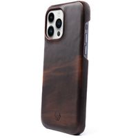 Wachikopa Full Wrap Back Cover für das iPhone 14 Pro - Dark Brown