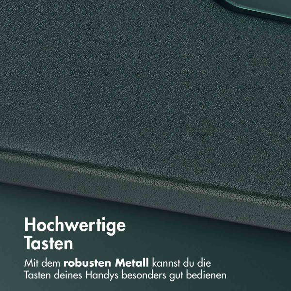 Accezz MagSafe Leather Backcover Samsung Galaxy A36 / A56 - Cedar Green