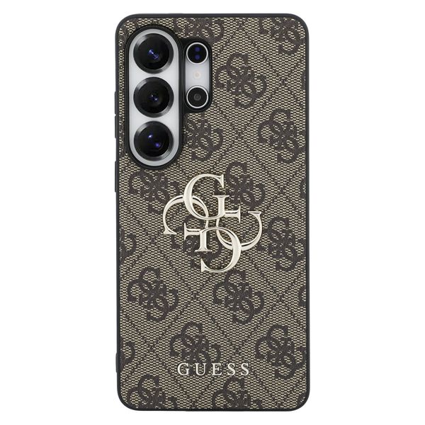 Guess 4G Metal Logo Back Cover Samsung Galaxy S26 Ultra - Braun