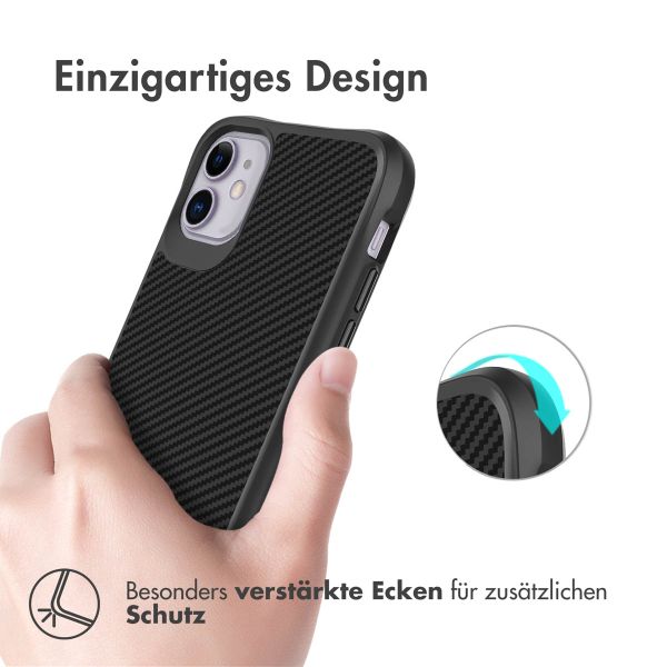 imoshion Rugged Hybrid Carbon Case für das Apple iPhone 11 - Black