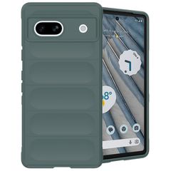 imoshion EasyGrip Back Cover für das Google Pixel 7a - Dunkelgrün