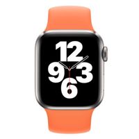 Apple Silikon Solo Loop für  Apple Watch | 38/40/41/42 mm - Größe 1 - Kumquat