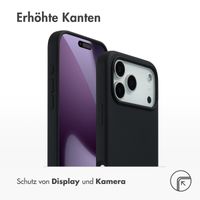 Accezz Liquid Silikoncase mit MagSafe Apple iPhone 17 Pro Max - Schwarz