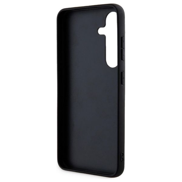 Guess 4G Metal Logo Back Cover Samsung Galaxy S24 Plus - Schwarz