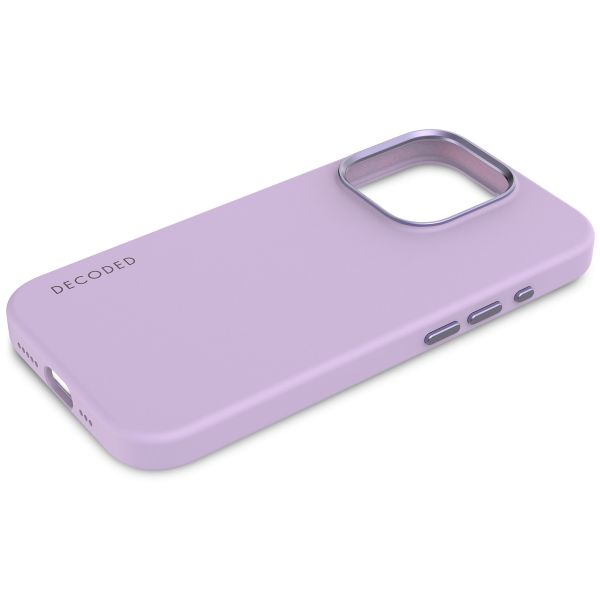 Decoded Silikon-Case MagSafe für das iPhone 15 Pro - Violett