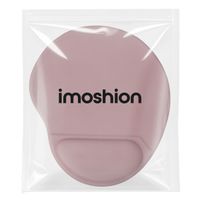 imoshion Ergonomisches Mauspad - Mauspad mit Handgelenkstütze - 30 x 25 cm - Altrosa