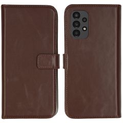 Selencia Echtleder Klapphülle Samsung Galaxy A13 (4G) - Braun