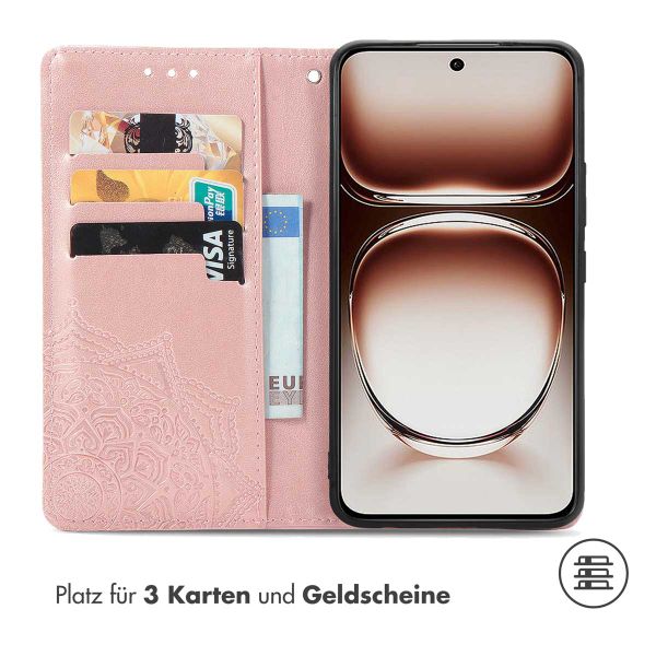 imoshion Mandala Klapphülle für das Oppo Reno 12 - Rose Gold