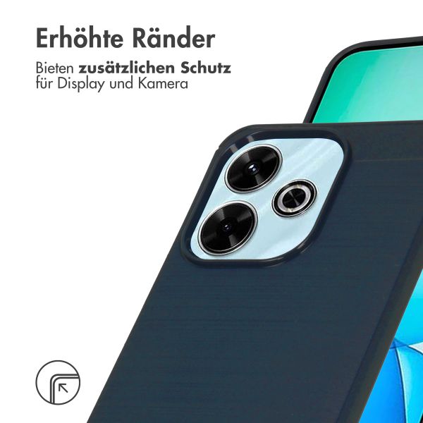 imoshion Brushed Back Cover Xiaomi Redmi 13 4G - Dunkelblau