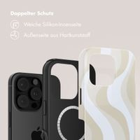 Selencia Vivid Rückabdeckung mit MagSafe Apple iPhone 16 Pro Max - Desert Waves Beige