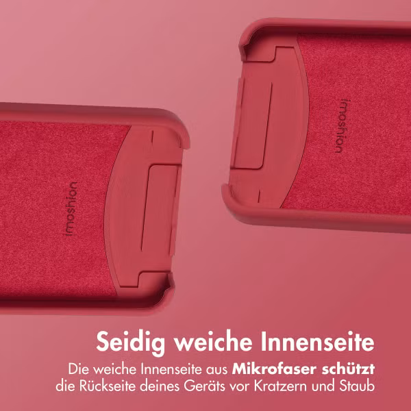 imoshion Color Backcover mit abnehmbarem Handykette und MagSafe Samsung Galaxy S24 / S25 - Red Raspberry