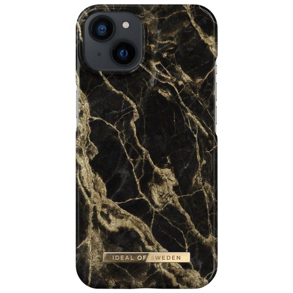 iDeal of Sweden Fashion Back Case für das iPhone 13 - Golden Smoke Marble