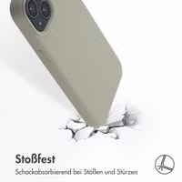 Accezz Liquid Silikoncase mit MagSafe für das Apple iPhone 14 - Cooper Green