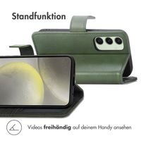 imoshion Luxuriöse Klapphülle Samsung Galaxy S24 FE - Grün
