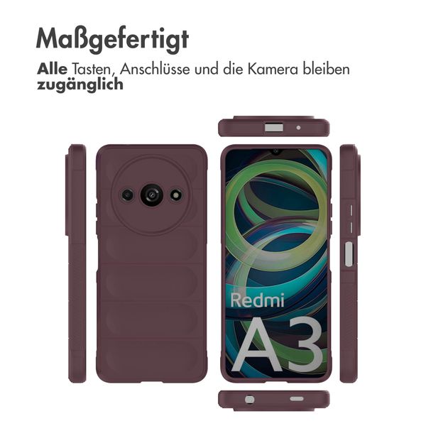 imoshion EasyGrip Back Cover für das Xiaomi Redmi A3 - Aubergine