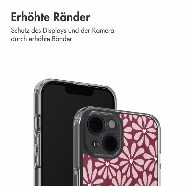 imoshion Design Hülle Apple iPhone 14 - Bloom Love Blush