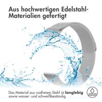 imoshion Magnetisches Milanaise Armband -   Universelle 18 mm Anschluss - Silber