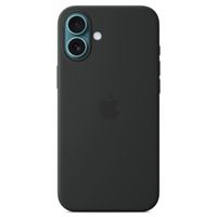 Apple Silikon-Case MagSafe für das Apple iPhone 16 Plus - Black