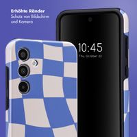 Selencia Vivid Tough Back Cover für das Samsung Galaxy A35 - Groovy Sapphire Blue