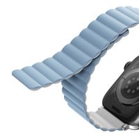 Uniq Revix doppelseitiges Armband für die Apple Watch Series 1 bis 9 / SE (38/40/41 mm) | Series 10 (42 mm) - Weiß/Blau