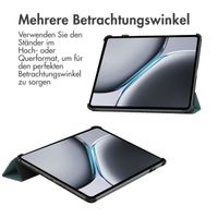 imoshion Trifold Klapphülle für das OnePlus Pad 2 - Dunkelgrün