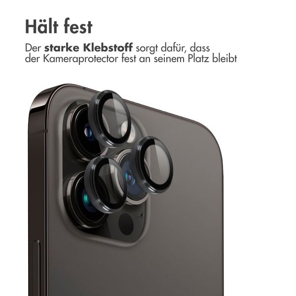 imoshion ﻿2er-Pack Objektivschutz für Kamera für das Apple iPhone 14 Pro / 14 Pro Max - Grau