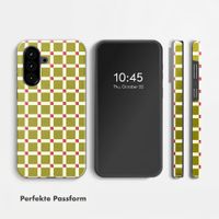 Selencia Vivid Back Cover Samsung Galaxy A57 (5G) - Check This Olive