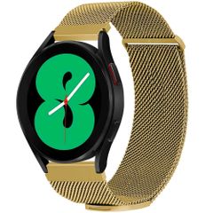 imoshion Magnetisches Milanaise Armband -   Universelle 20 mm Anschluss - Größe M - Gold