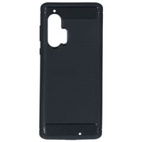 Brushed TPU Case Schwarz für das Motorola Edge Plus