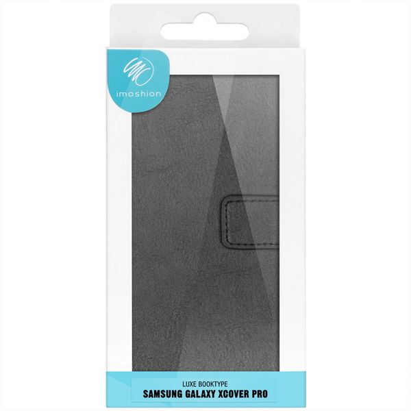 imoshion Luxuriöse Klapphülle Samsung Galaxy Xcover Pro - Schwarz