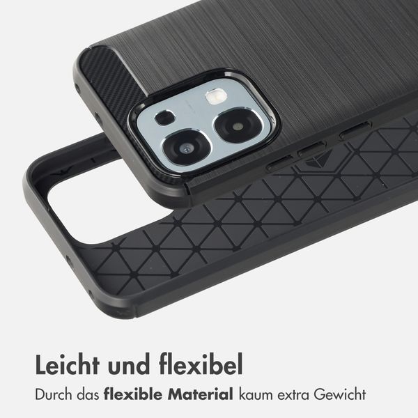 imoshion Brushed Back Cover Oppo A6 Pro (5G) - Schwarz