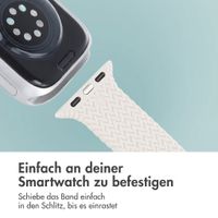imoshion Geflochtenes Silikonarmband für Apple Watch | 38/40/41/42 mm - Polarstern